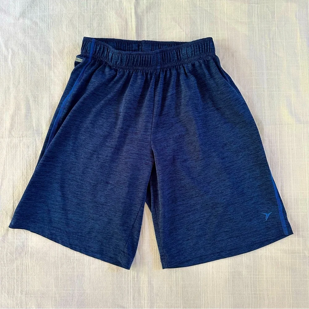Old Navy Boys Active Drawstring Shorts Sz L (10-12) Blue